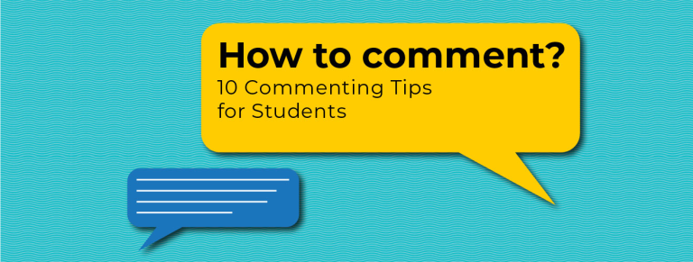 student commenting tips