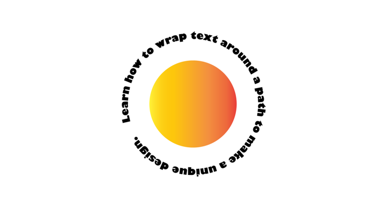 Wrap Text Along a Path Using Photoshop CC