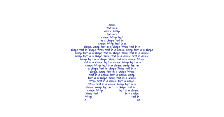 Wrap Text into a Shape Using Photoshop CC