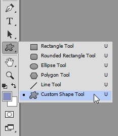 Custom Shape Tool Photoshop CC