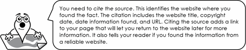 cite the source