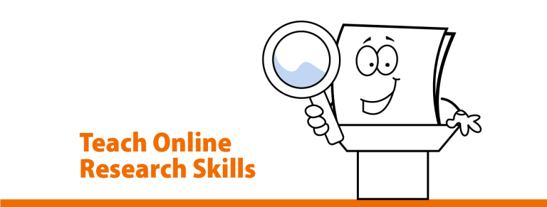 teach online research skills