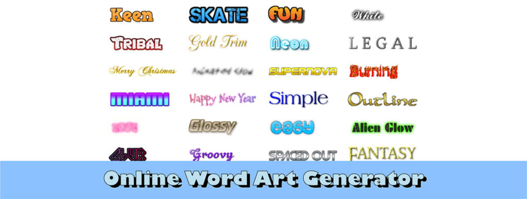 create word art online