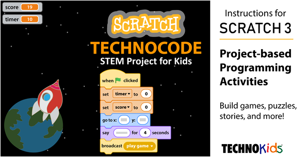 Example of Scratch code to teach the alphabet.