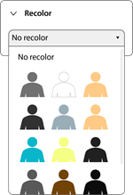 recolor pictograph image