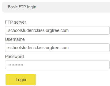 ftp login