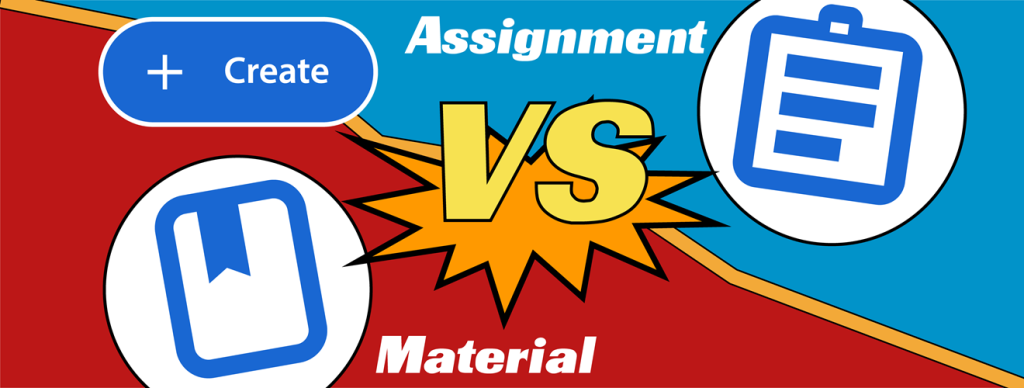 assignment material meaning