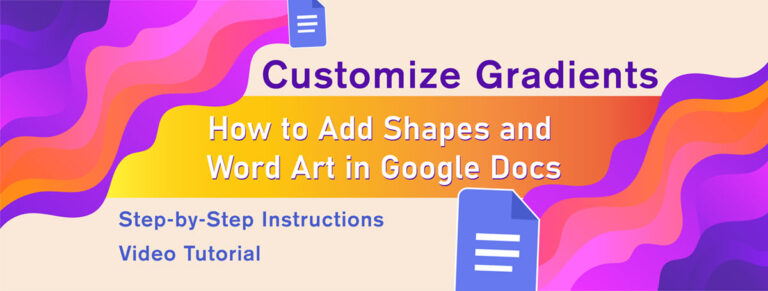 gradients in google docs