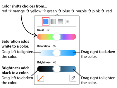 color palette fill