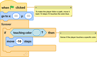 comments in Scratch