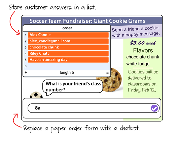 chatbot lessons Scratch