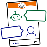 chatbot lessons icon