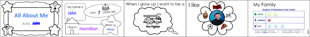 all about me slide show