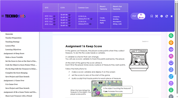teacher guide with standards