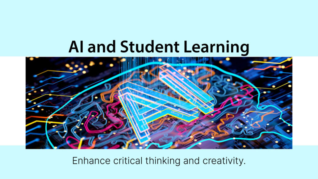 AI and student learning banner